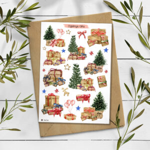 Christmas Stickers. Winter Holidays Planner Stickers