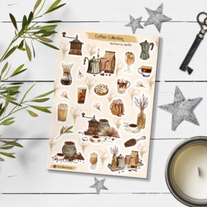 Coffee Stickers. Planner Stickers