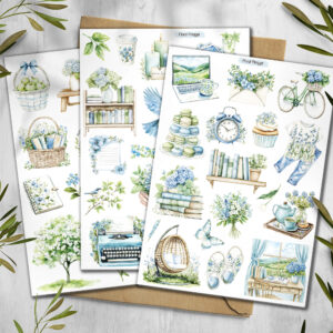 Floral Planner Stickers. Spring Planner Stickers